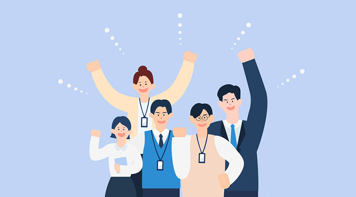 직원 경험(Employee Experience)을 통해 조직 몰입(Organization Engagement)을... 소속감(Belongings) : 안정감(Comfort) - 연결성(Connection) - 기여성(Contribution)