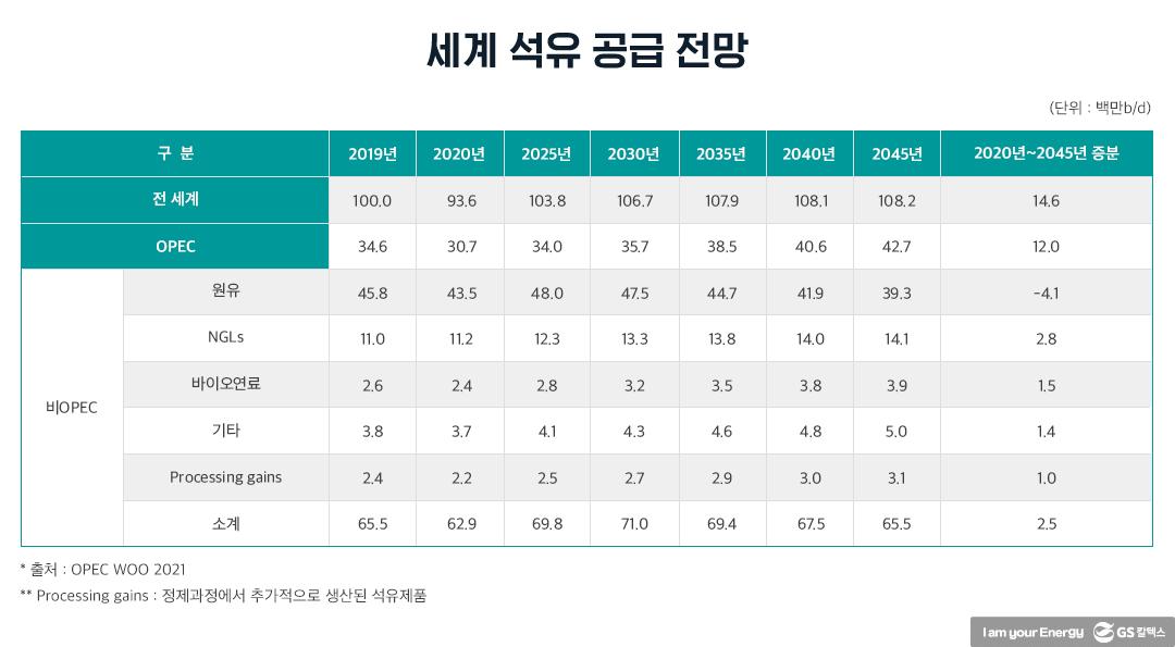 OPEC WOO를 통해 본 석유시장 장기 전망 | 20211124 01 05